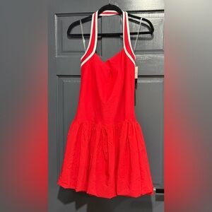 abercrombie & fitch red tennis dress size XL